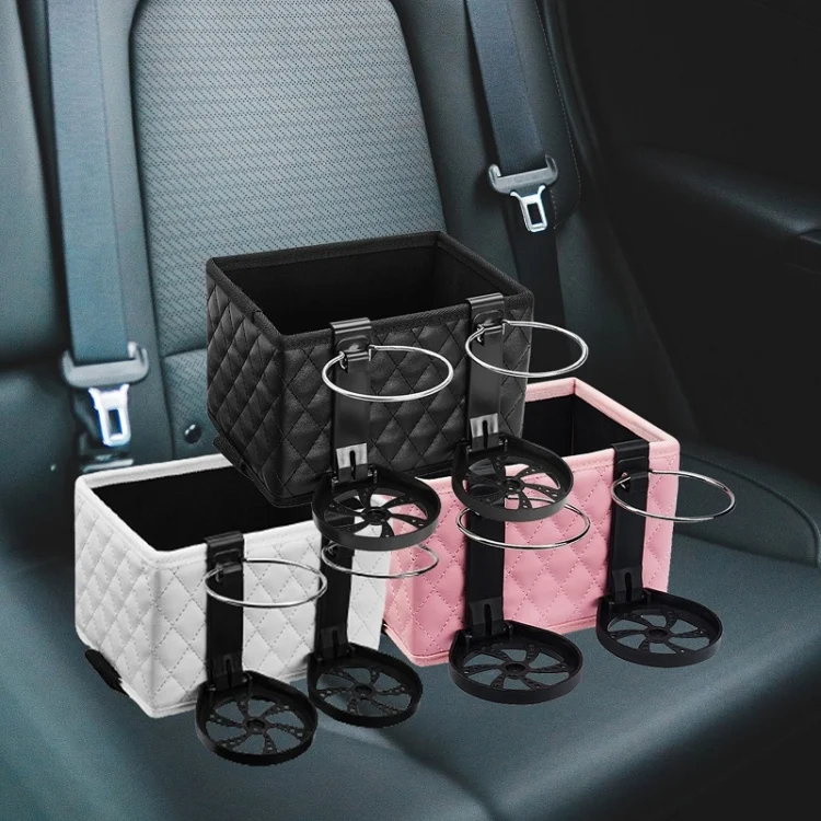 TBD0603523901_B1.webp Car Armrest Box Folding Storage Box Multifunctional Water Cup Holder - Image 2