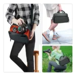 SLR Camera Bag Men Crossbody  Photography Bag Waterproof Carrying Case with USB Charging Port - Image 9