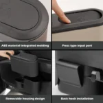 Car Seat Water Cup Holder Umbrella Storage Box Trash Can - Image 3