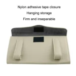Car Sun Visor Tissue Holder Leather Hanging Storage Box - Image 3