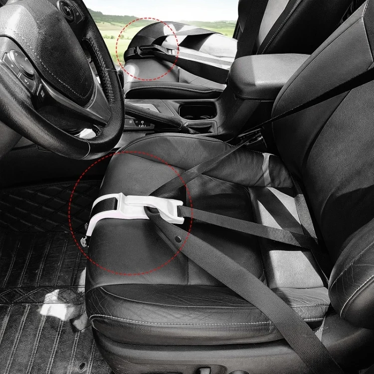 TBD0603528801_B5.webp Pregnant Car Seat Belt Anti Stranglehold Belly Protection Fetal Regulator - Image 6