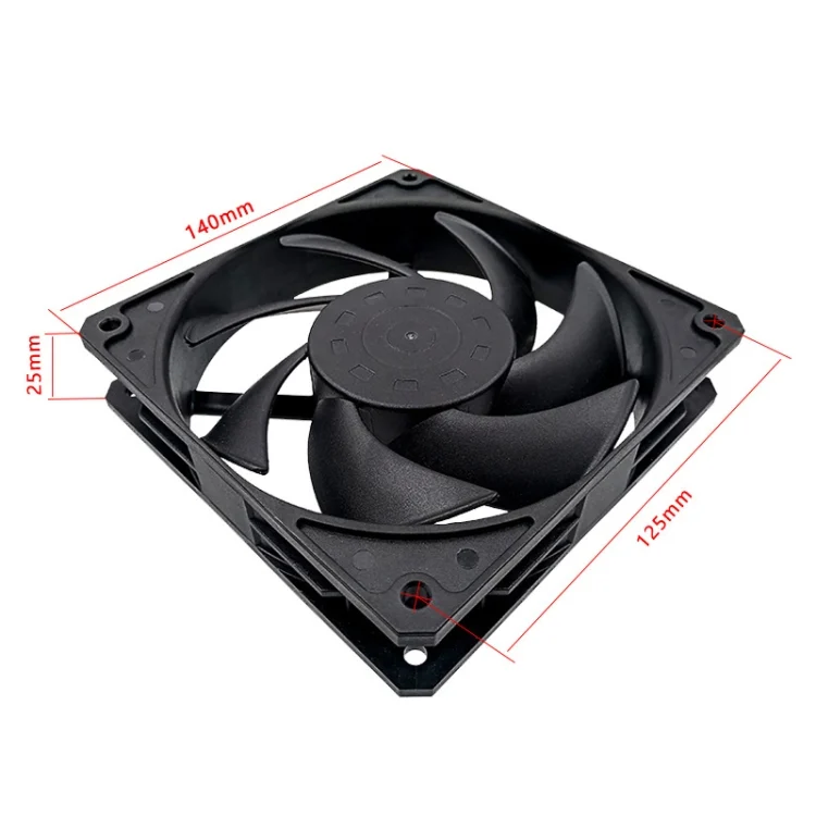 TBD0603531601_B1.webp MF14025 4pin High Air Volume Low Noise High Wind Pressure FDB Magnetic Suspension Chassis Fan - Image 2