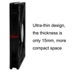 FANNER Ice Soul F10015 Desktop Computer Radiator PWM Intelligent Speed Regulation Ultra-thin Chassis Fan - Image 3