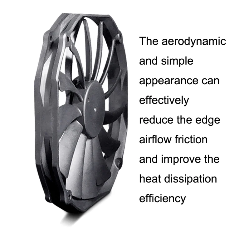 TBD0603537401_B5.webp FANNER Ice Soul F14015 4PIN PWM Ultra-thin Chassis Fan Desktop Computer Radiator - Image 6