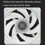 MF12025 5V ARGB 12cm Shenguang Synchronous Water Cold Radiator Large Air Volume Chassis Fan - Image 6