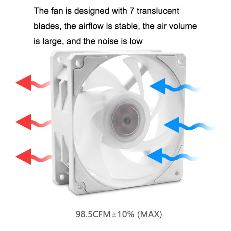 TBD0603542501_B2.webp MF14025 5V ARGB 14cm Shenguang Synchronous Magnetic Evitation Dynamic Pressure Bearing Row Chassis Fan - Image 3