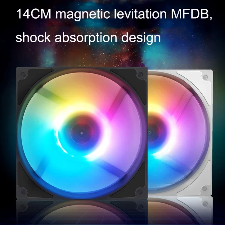 TBD0603542501_B7.webp MF14025 5V ARGB 14cm Shenguang Synchronous Magnetic Evitation Dynamic Pressure Bearing Row Chassis Fan - Image 8