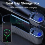 Vehicle Seat Gap Storage Box Organizer Front Seat Console Side Pocket ,Spec: - Image 3