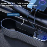 Vehicle Seat Gap Storage Box Organizer Front Seat Console Side Pocket ,Spec: - Image 5