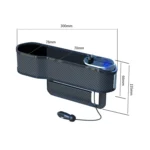 Vehicle Seat Gap Storage Box Organizer Front Seat Console Side Pocket ,Spec: - Image 8