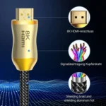 HDMI 2.1 Version 8K 60Hz For PS4 Cable Projector Notebook Set-Top Box Cable - Image 3