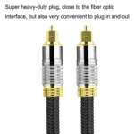 Optical Fiber Audio Cable Speaker Power Amplifier Digital Audiophile Square To Square Signal Cable - Image 4
