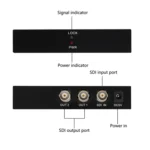 1 In 2 Out SD-SDI / HD-SDI / 3G-SDI Distribution Amplifier Video SDI Splitter - Image 6