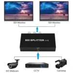 1 In 2 Out SD-SDI / HD-SDI / 3G-SDI Distribution Amplifier Video SDI Splitter - Image 8