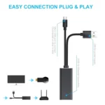 RJ45 Micro USB to 100M Ethernet Adapter Steady Watch Video - Image 5