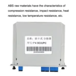 4 In 1 Plug-in PLC Optical Splitter SC Port Carrier-grade Fiber Optic Splitter - Image 4