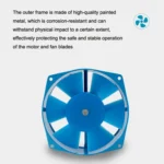 Small Stock Flower Fan Cabinet Welding Cooling Fan - Image 6