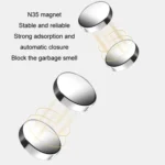 Car Garbage Bag Rear Seat Folding Storage Bag - Image 3