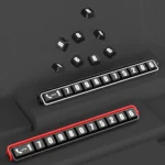 Aluminum Alloy Temporary Parking Number Plate Interior Decoration - Image 2