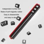 Aluminum Alloy Temporary Parking Number Plate Interior Decoration - Image 5