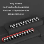 Aluminum Alloy Temporary Parking Number Plate Interior Decoration - Image 7