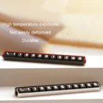 Aluminum Alloy Temporary Parking Number Plate Interior Decoration - Image 9