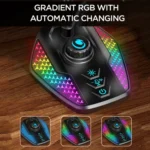 USB Gaming Microphone Built In Sound Card 5 Voice Changing Modes with RGB Lighting - Image 6