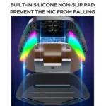 USB Gaming Microphone Built In Sound Card 5 Voice Changing Modes with RGB Lighting - Image 7