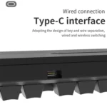 Ajazz K870T 87-Key Hot Swap Bluetooth/Wired Dual Mode RGB Backlight Office Game Mechanical Keyboard - Image 4