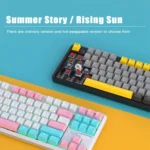 Ajazz K870T Pro 87 Keys Three Mode Wireless/Bluetooth/Wired Pluggable RGB Mechanical Keyboard - Image 5