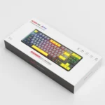 Ajazz K870T Pro 87 Keys Three Mode Wireless/Bluetooth/Wired Pluggable RGB Mechanical Keyboard - Image 9