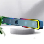 HP DHE6002S RGB Lights HiFi Sound Effect Computer Audio Desktop Long Strip Speakers - Image 2