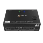 202DH DP HDMI Dual Channel KVM Switch Computer Host DP Interface Keyboard Mouse Sharing Display - Image 2