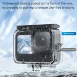 For GoPro Hero11 Black / HERO10 Black / HERO9 Black TELESIN Waterproof Case Full Scene Anti-Fog Underwater Diving Housing - Image 5