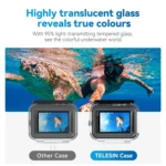 For GoPro Hero11 Black / HERO10 Black / HERO9 Black TELESIN Waterproof Case Full Scene Anti-Fog Underwater Diving Housing - Image 6