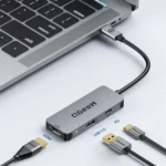 QGeeM UH03-1 USB3.0 Multifunctional Docking Station Type-C PD100W HUB - Image 2