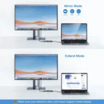 QGeeM UH03-1 USB3.0 Multifunctional Docking Station Type-C PD100W HUB - Image 5