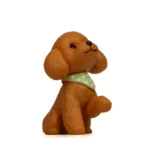 Warm Color Teddy Series Beckoning Figure Gardening Decoration Car Ornaments