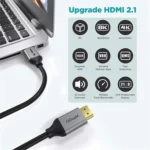 QGeeM QG-AV17 HDMI To HDMI Connection Cable Support 8K&60Hz - Image 4
