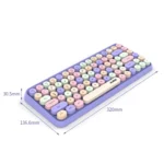 Ajazz 308I 84 Keys Tablet Computer Notebook Home Office Punk Bluetooth Keyboard - Image 3