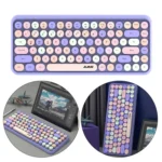 Ajazz 308I 84 Keys Tablet Computer Notebook Home Office Punk Bluetooth Keyboard - Image 5