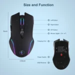 E50 2.4G Wireless Mouse Jiggler Portable Cordless Mouse With 7 Keys - Image 2