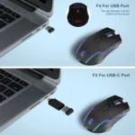 E50 2.4G Wireless Mouse Jiggler Portable Cordless Mouse With 7 Keys - Image 5