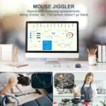 E50 2.4G Wireless Mouse Jiggler Portable Cordless Mouse With 7 Keys - Image 6