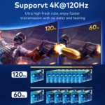 llano LCTS502G 2 In 1 Out 2-Way Conversion HDMI Switcher Version 2.1 8K Ultra HD Video - Image 13