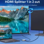 llano LCTS502G 2 In 1 Out 2-Way Conversion HDMI Switcher Version 2.1 8K Ultra HD Video - Image 15