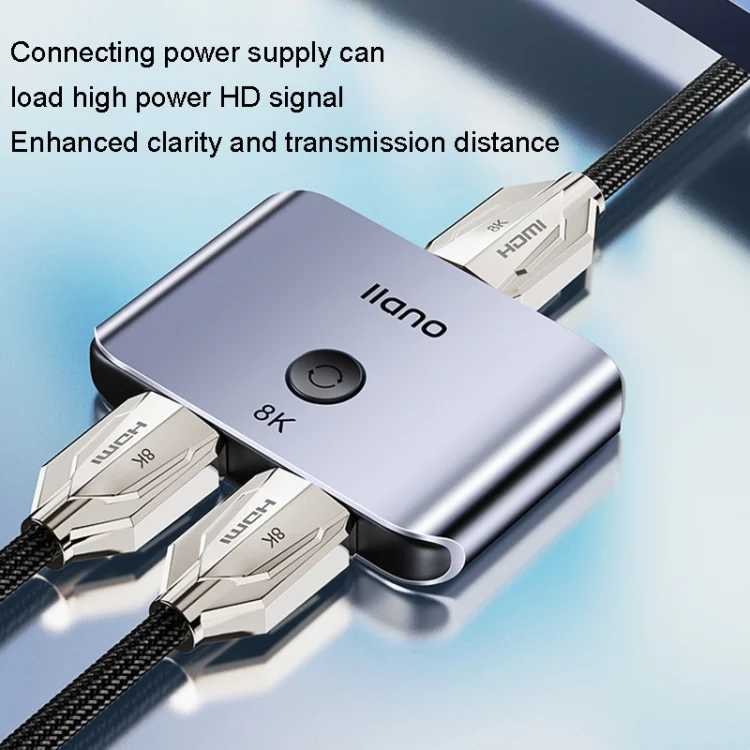 TBD06036536_3.webp llano LCTS502G 2 In 1 Out 2-Way Conversion HDMI Switcher Version 2.1 8K Ultra HD Video - Image 4