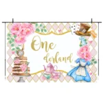 Tea Party Tea Cup Teapot Birthday Backdrop Cloth