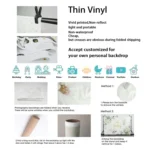 Children Birthday Background Cloth Carnival Gay Party Birthday Theme Background Banner Circus Background Hanging Flag - Image 6