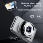 Anytek Q3 4K Driving Recorder WiFi Dual Record Night Vision Sensor Mobile Detection Recorder - Image 5